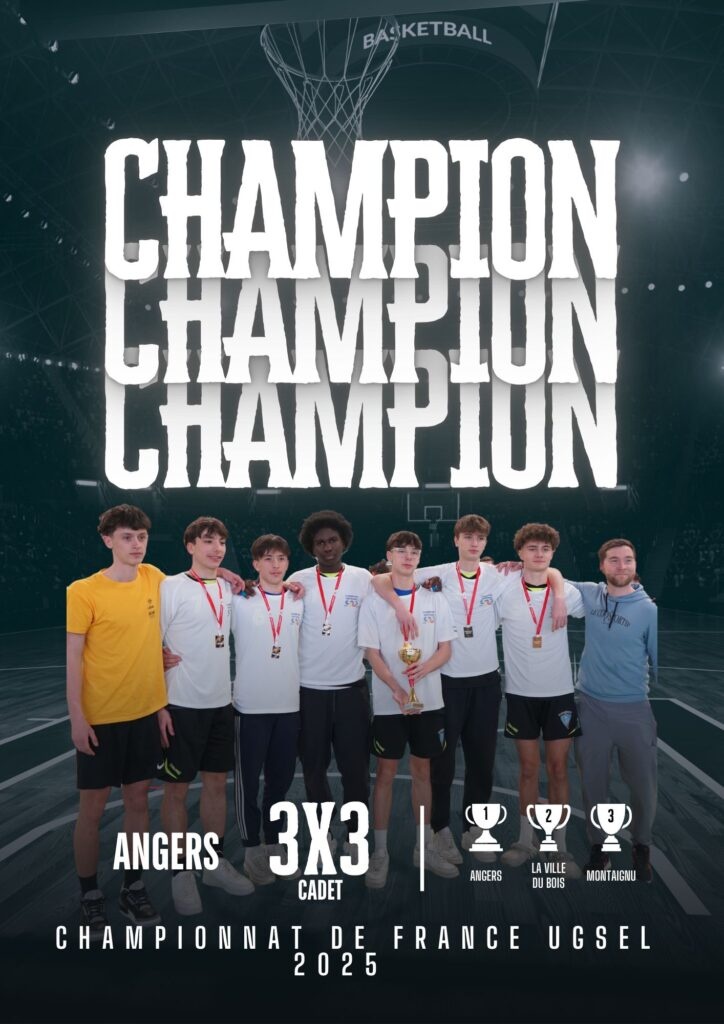 Champion 3x3 Garçons Cadets