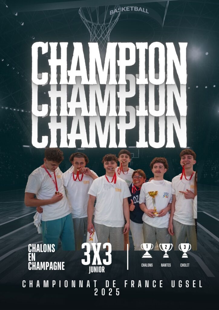 Champion 3x3 Garçons Juniors